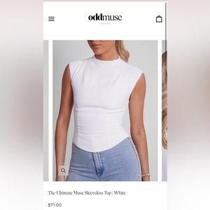 The Ultimate Muse Sleeveless Top - Odd Muse